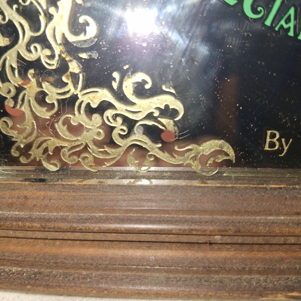 Vintage Pears’ Soap Advertising Mirror With Wooden Frame 13in X 9in Retro Gift - Picture 6 of 9